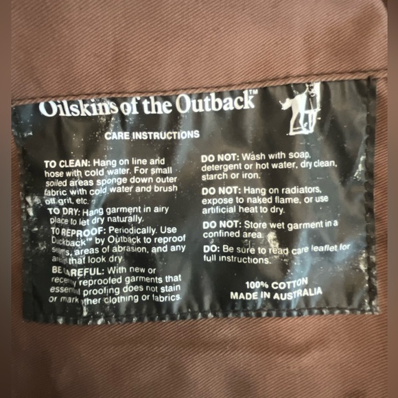 Outback Trading Company Limited Vintage waterproof full-length oiled slicker - Picture 15 of 16